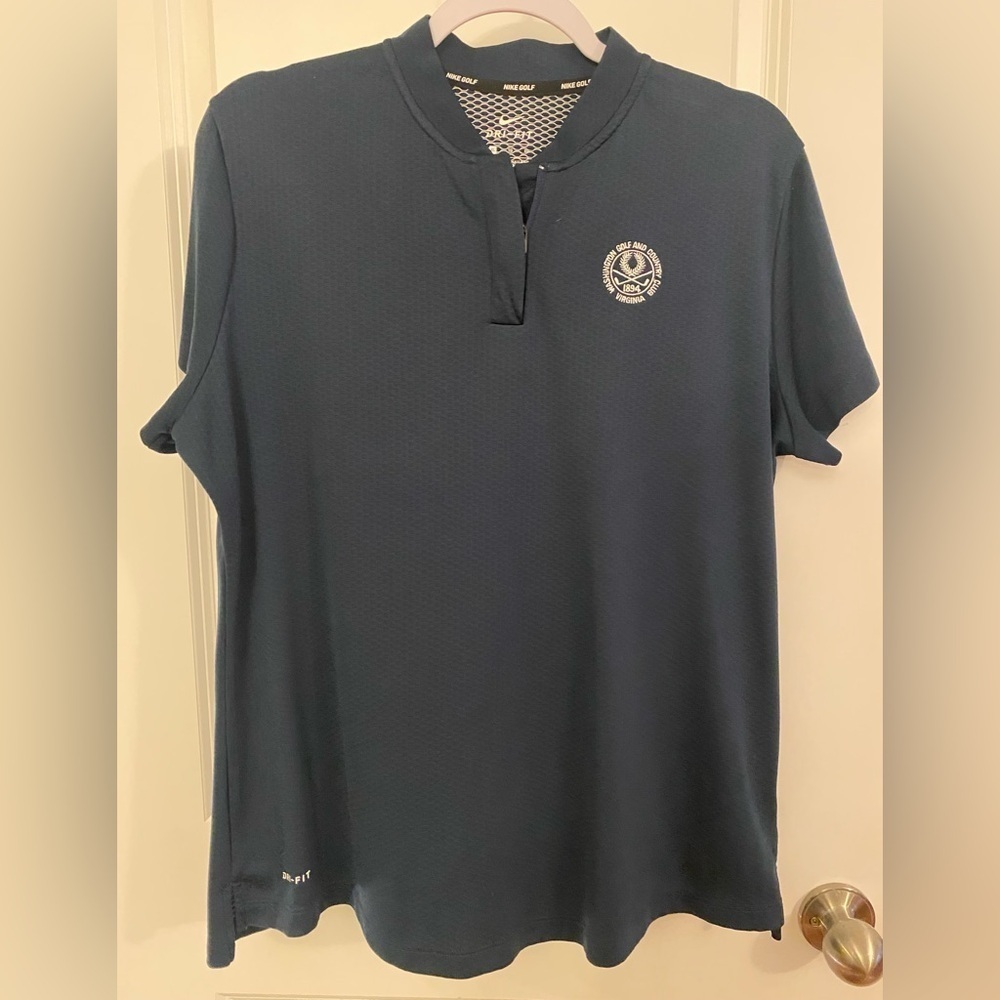 Nike Dri-fit Short Sleeve Golf Shirt Women’s XL  Washington Golf & Country Club